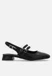 Madison Paisley Slingback - Black