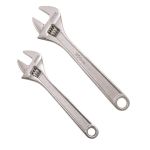 Adjustable Wrench Set Chrome Vanadium Steel Set Of 2