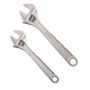 Adjustable Wrench Set Chrome Vanadium Steel Set Of 2