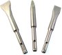 Sds Short Chisel Set Plastic Tube Point X140MM Flat 20X140 Wide 30X140