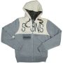 S&j - Men's Soldeu Zipup Hoodie - Faux Fur Lining