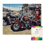 Easy Craft Paint By Number Diy Kit 50X40CM- Motorcycle