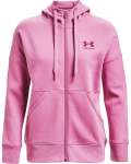 Women's Ua Rival Fleece Full Zip Hoodie - Planet PINK-680 XL