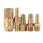 Tradeair 5 Piece 3 8" 8MM Air Hose Coupler Set TOOC348