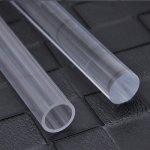 1PC Ultra-light Acrylic Clay Rolling Pin - Transparent Solid Design For Soft Pottery & Modeling Tools