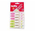 Tuffy Portel Pegs Pastel Pkt 12