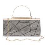 Black Embellished Rhinestone Bag
