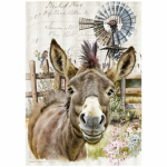 Tear Resistant Deco Print Donkeys