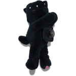 Huggitz Black Velvet Cat Jibbitz - Multi Osfa