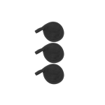 Makeup Eraser Pads - Pack Of 12 - Black