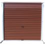 1P Rollup Garage Door Aluzinc Brown W2450 X H2100MM