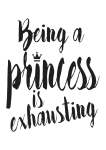 Being A Princess - Acrylic Wall Print - 600MM X 600MM