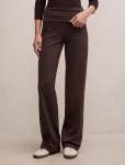 Wren Fold Waist Wide Leg Pants - XL Chocolate Freckle