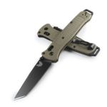 Bailout Ranger Green Grivory Handle With Black Cerakote Blade Finish