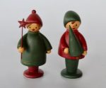 S 2 Boy With Tree & Girl With Star Ornament 13X5.5CM