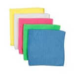 Woven Microfibre Cloths Pack Of 5 220G