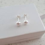 Blaire 925 Sterling Silver Ball Ear Stud Earrings Size: 6MM