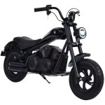 24V Kids Electric Ride On Styled Bike With Rubber Wheels