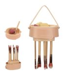 Makeup Brush Cleaner Mat 3 In 1 Upgraded Foldable Silicone Makeup Brush Cleaner Cosmetic Brush Cleaner Makeup Brush Scrubber Bow