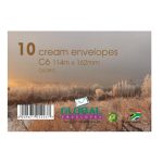 C6 Envelopes Creme 10S