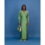Satin Formal Dress In Forest - 2XS