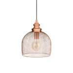Straiton Wire Mesh Pendant Light Copper Black - Black