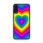 Custom Printed Tpu Cases - Samsung Galaxy A30S Samsung Galaxy A50 Samsung Galaxy A50S & 39 Rainbow Heart& 39 By
