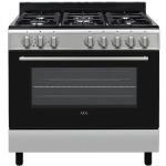 AEG 90CM Black Ss Gas electric Stove – ZA90GES1