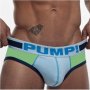Pump Cotton Briefs Lime and White