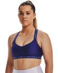 Women's Ua Crossback Low Sports Bra - Sonar Blue Md