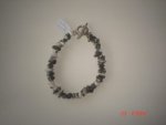 Zebra Jasper Chip Stone Bracelet