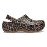Classic Platform Animal Clog - Sepia leopard W11
