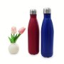 1PC 500ML Stainless Steel Water Bottles Double-walled Vacuum Insulated Leakproof Sports Bottle Portable For Travel & Outdoor Thermal Flask - 7CM Diameter 27.5CM Height