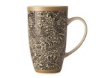 Maxwell & Williams William Morris Seaweed Coupe Mug 420ML Black