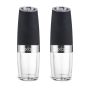 Electric Gravity Salt Pepper Grinder Mill - 2PCS Set