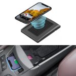 Car Qi Standard Wireless Charger 10W Quick Charging For Cadillac XT5 XT6 2019-2022 Left And Right Driving