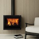 C&a Cristal 69 - Freestanding Fireplace 8-13KW - Wall Suspension Kit