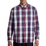 Jeep Mens Long Sleeve Check Shirts - S