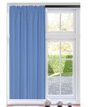 Microfibre Baby Blue Curtain