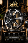 19 Inch Audi Rims 5 112 Pcd – Bold Black 7 Spoke