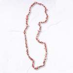 Glass Beaded Necklace - Plum Free