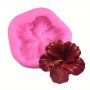 1PC Silicone Mold 3D Flower Shaped Fondant Chocolate Biscuit Mold Cake Decorating Mold Soap Scented Candles Gypsum Mold Kitchen Accessories Baking Tools Diy Supplies