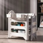 Multifunctional Bathroom Baby Pull-out Diaper-changing Table
