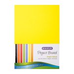Marlin Project Boards A4 160GSM 100'S Bright Yellow