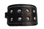 Arm Bands Leather With Studs Short Budget 45CM