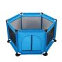 Baby Ball Pool Safety Fence With 50 Balls - Blue