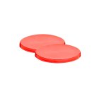 Pp Tub Lid Red For 35 70 90ML Tub 1X1000