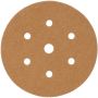 Wow Tools Gold 150MM Velcro Sanding Discs 240 Grit - Pack Of 10