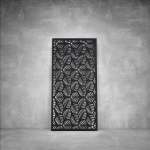 Laser Cut Screen - Design 060 - 1040 X 535 X 20 Matt Black Indoor