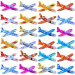30PCS Glider Planes Bulk Airplane Gliders Toy Paper Airplane Toys Set For Birthday Party Favor Goodie Bag Stuffers Classroom Pri